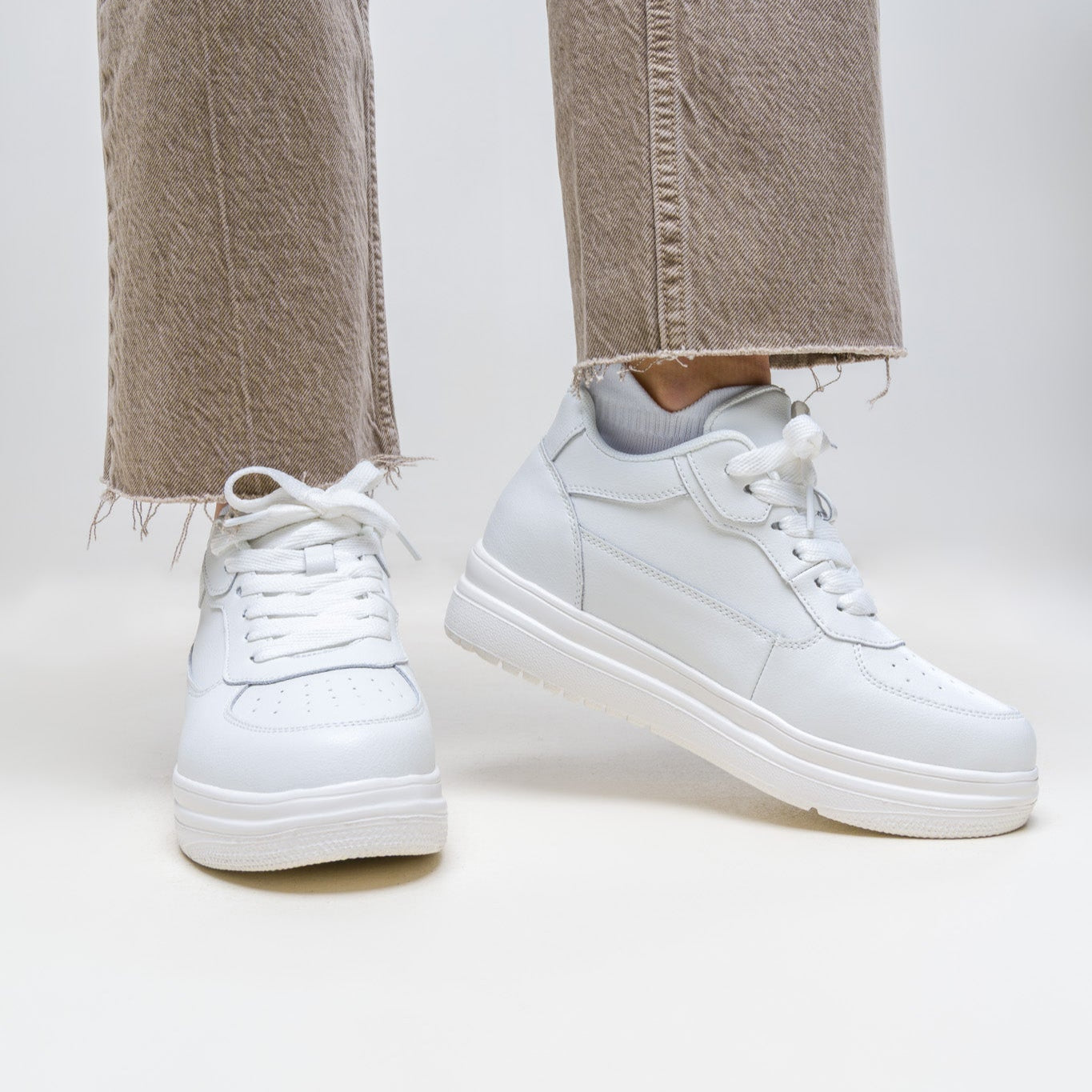 ALTURASHOES WHITE CLASSY - GLOW ORGANIC